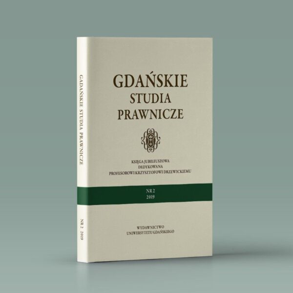 Gdańskie Studia Prawnicze 2/2019