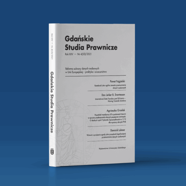 Gdańskie Studia Prawnicze 4(52)/2021