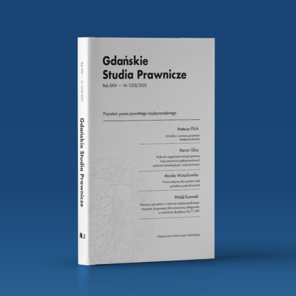 Gdańskie Studia Prawnicze 1(53)/2022