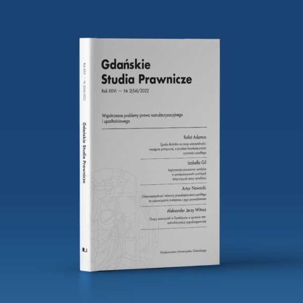 Gdańskie Studia Prawnicze 2(54)/2022