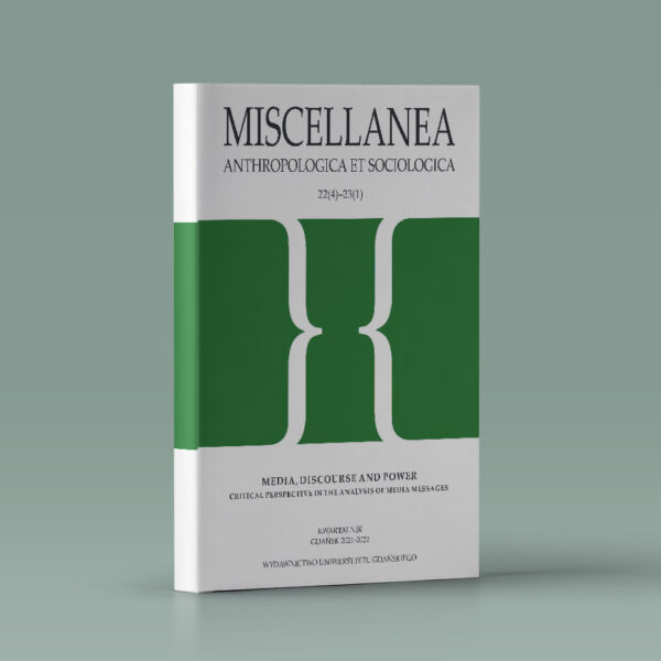 Miscellanea Anthropologica et Sociologica 22(4)–23(1)