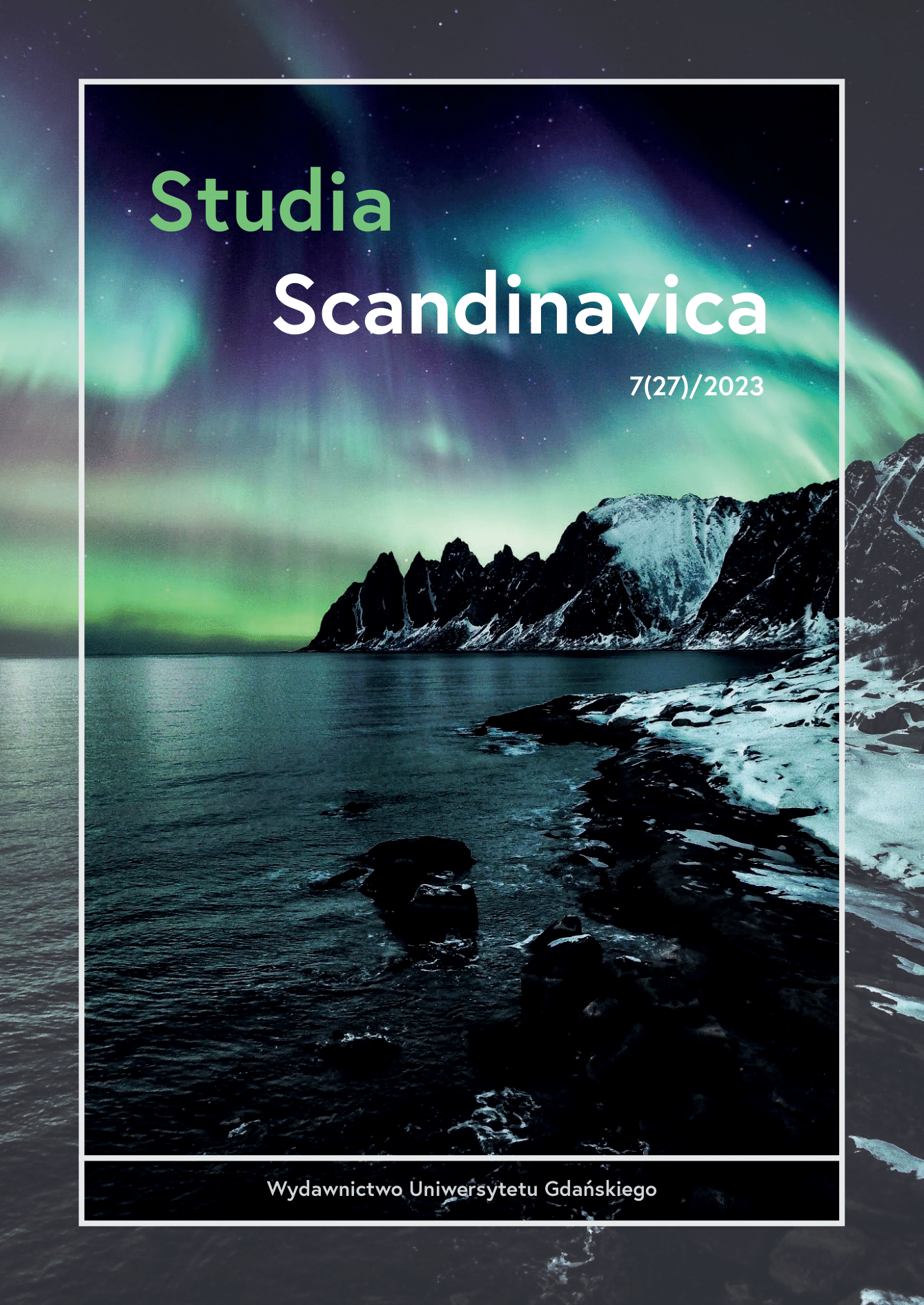 Okładka Studia Scandinavica 27-1