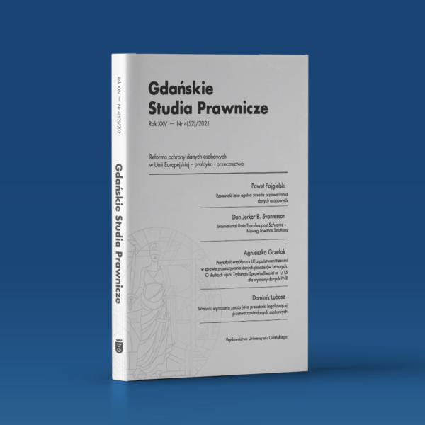 Gdańskie Studia Prawnicze 4(52)/2021