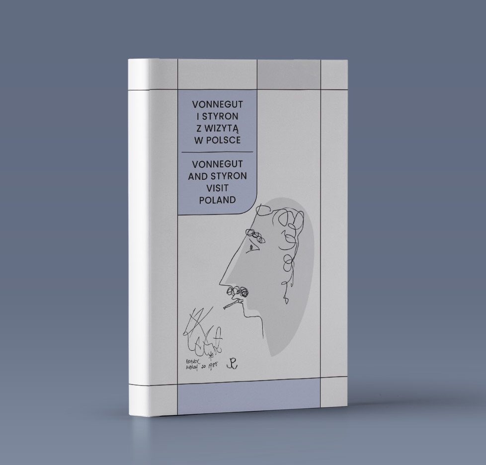 Okładka książki Vonnegut i Styron z wizytą w Polsce