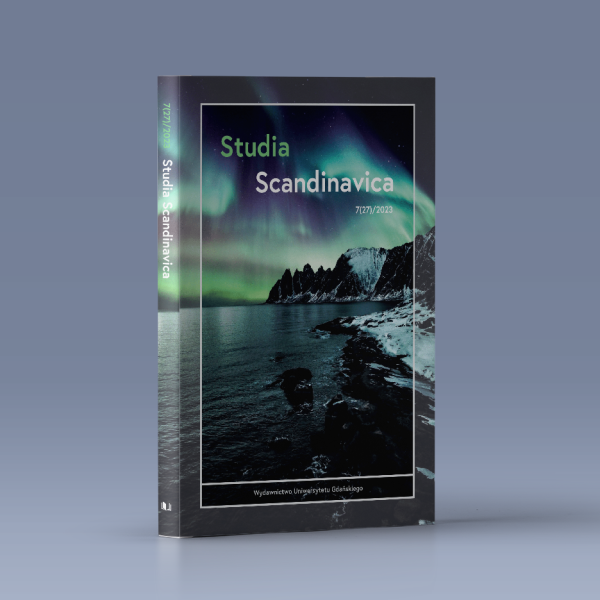 Okładka Studia Scandinavica 27 mock